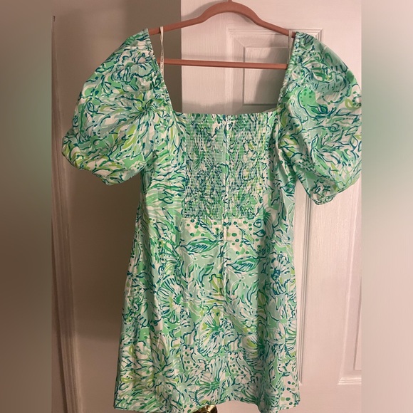 Lilly Pulitzer | Peplum Off the Shoulder Shift - Picture 4 of 4